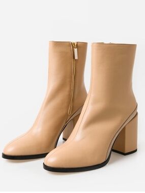 Dear Frances Classic Beige Mid-Calf Women’s Boot size 36